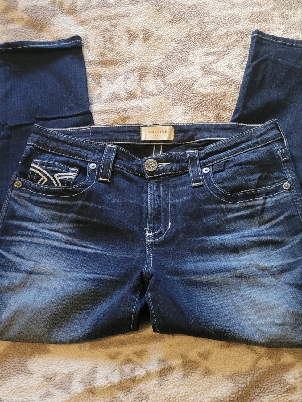 Big Star Women's Dark Indigo Straight Jeans